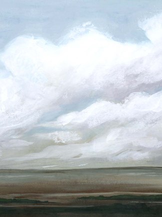 Framed Emerald Plains II Print