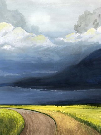 Framed Eastern Glow II Print