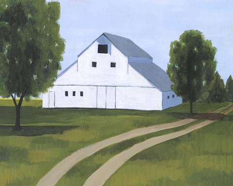 Framed Sunbathed Stead II Print