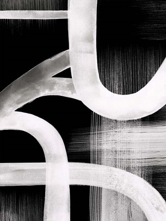 Framed Watercolor Highways IV Print