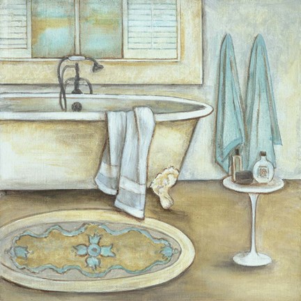 Framed Soft Bath II Print