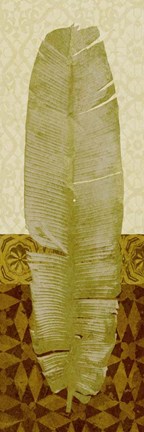 Framed Tropical Frond I Print