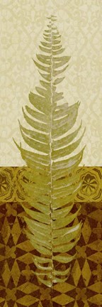 Framed Tropical Frond II Print