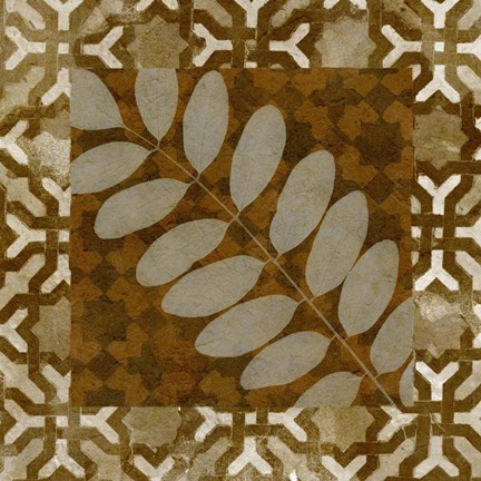 Framed Shades of Brown II Print