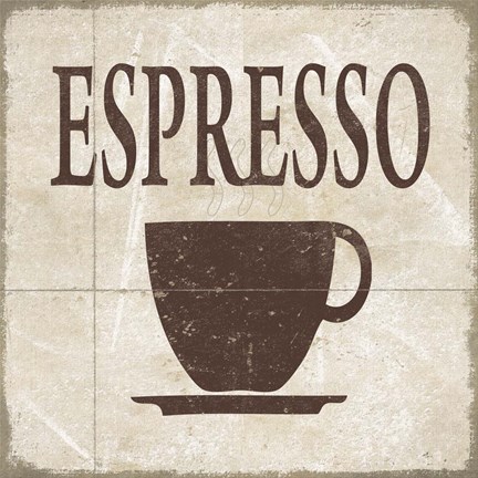 Framed Simply Coffee II Print