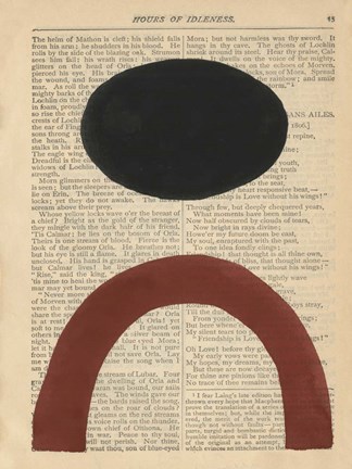 Framed Modern Prose X Print