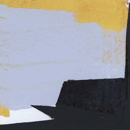 Framed Black &amp; Yellow II Print