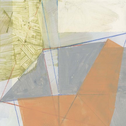 Framed Abstract Mass IV Print