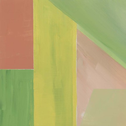 Framed Pink Crop I Print