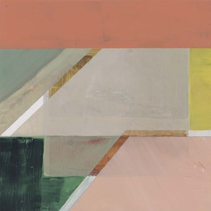 Framed Pink Crop IV Print