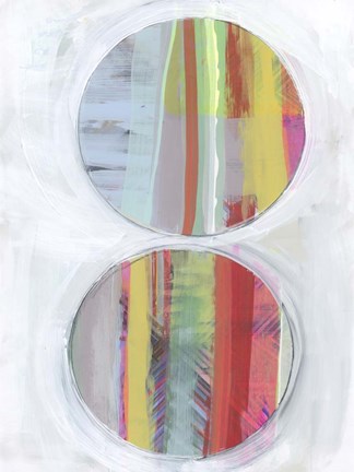 Framed Art in Whites VI Print