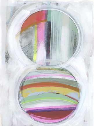 Framed Art in Whites IX Print