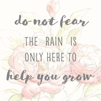 Framed Grow Through II Print