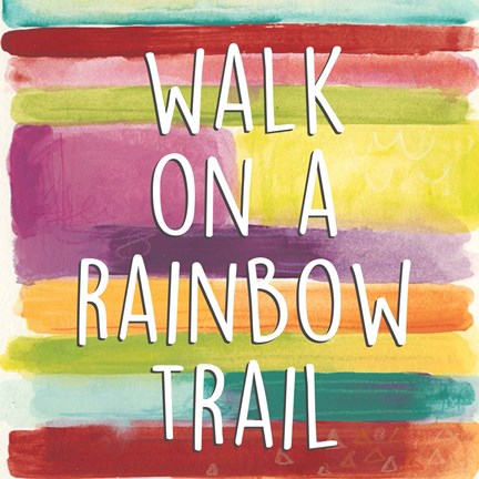 Framed Rainbow of Possibilities III Print