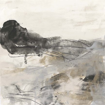 Framed Stone River I Print