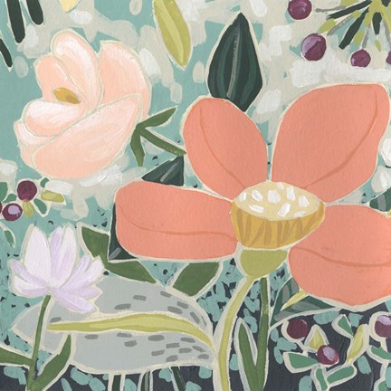 Framed Garden Confetti I Print