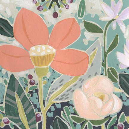 Framed Garden Confetti II Print