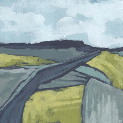 Framed Marshlight Fields II Print