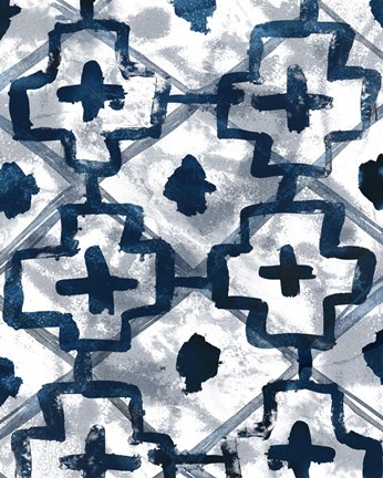 Framed Indigo Memory VI Print