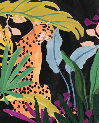 Framed Cheetah Kingdom I Print