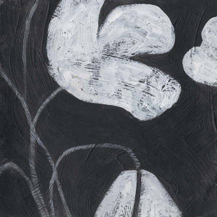 Framed Monochrome Meadow IV Print