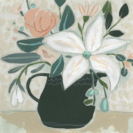 Framed Terre Verte Garden II Print