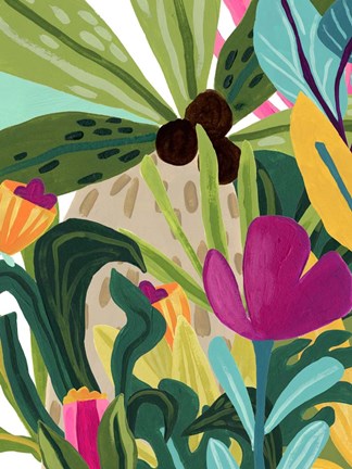 Framed Island Thicket II Print