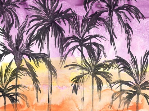 Framed Island Sunset II Print