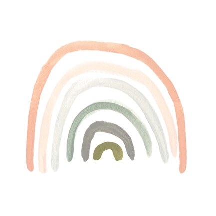 Framed Sweet Rainbow II Print