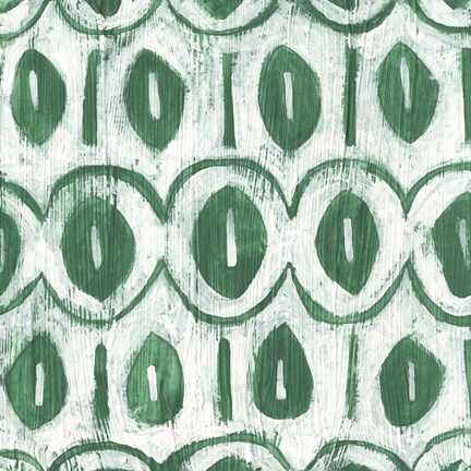 Framed Eclectic Textile III Print