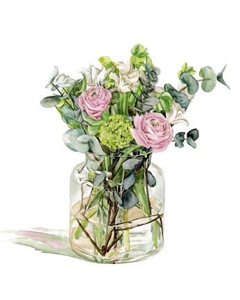 Framed Misty Dew I Print