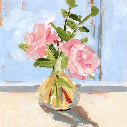 Framed Looking Out the Window I Print