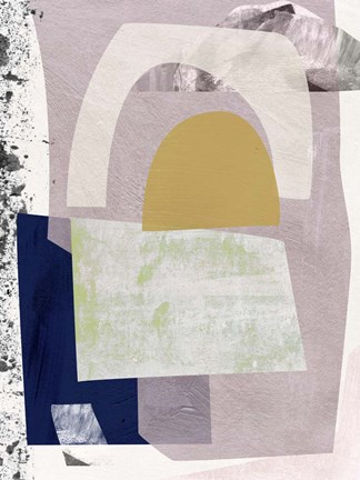 Framed Snowy Peak II Print