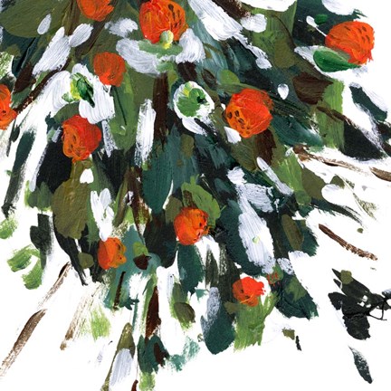 Framed Ripe Tangerines I Print