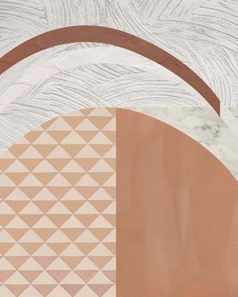 Framed Mountain Glow I Print