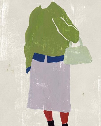 Framed Alley Pose IV Print