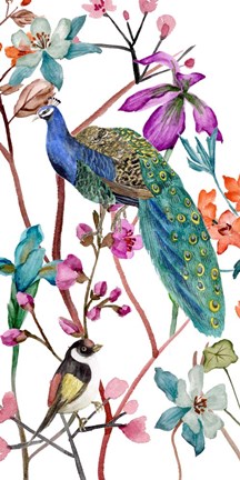 Framed Tangled Garden III Print