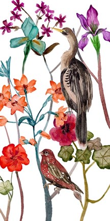 Framed Tangled Garden IV Print