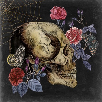 Framed Bones II Print