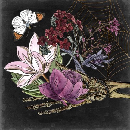 Framed Bones III Print