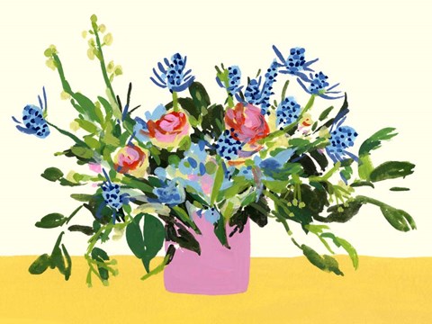 Framed Grand Bouquet I Print