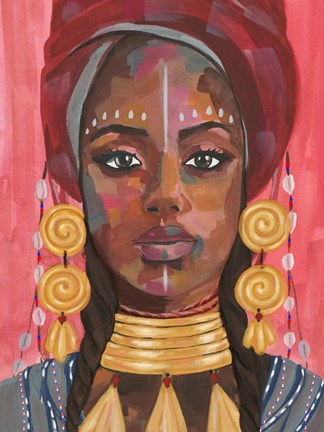 Framed Ornament Empress I Print