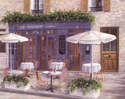 Framed Bistrot Print