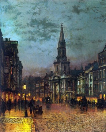 Framed Blackman Street, London, 1885 Print