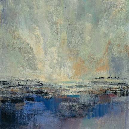 Framed Coastal View II v2 Print