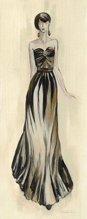 Framed Evening Gown II Print