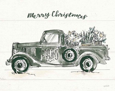 Framed Modern Farmhouse VIII Dark Green Print