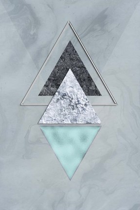 Framed Marle Geometry Print