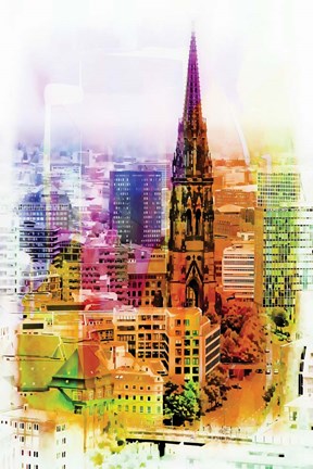 Framed Hamburg IV Print