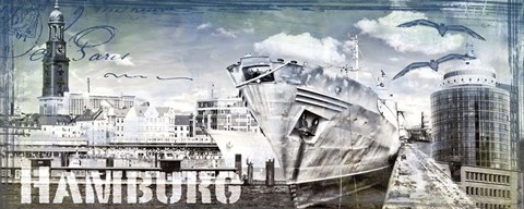 Framed Hamburg VI Print
